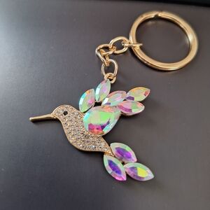 Hummingbird Purse Charm Keychain